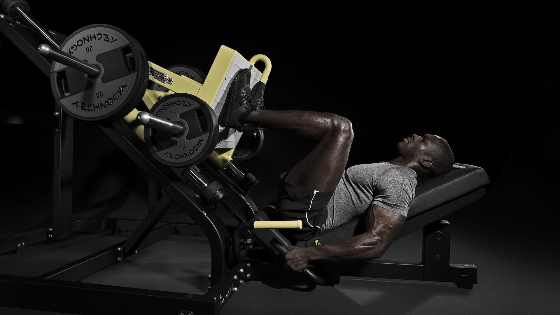 PURE STRENGTH LINEAR LEG PRESS TECHNOGYM