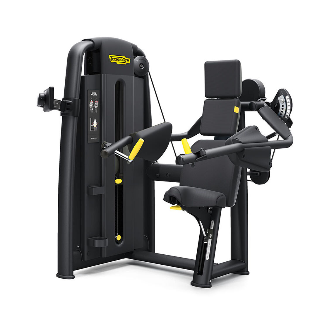 Technogym Selection 900 Delts Machine - Sort m. std. vægt