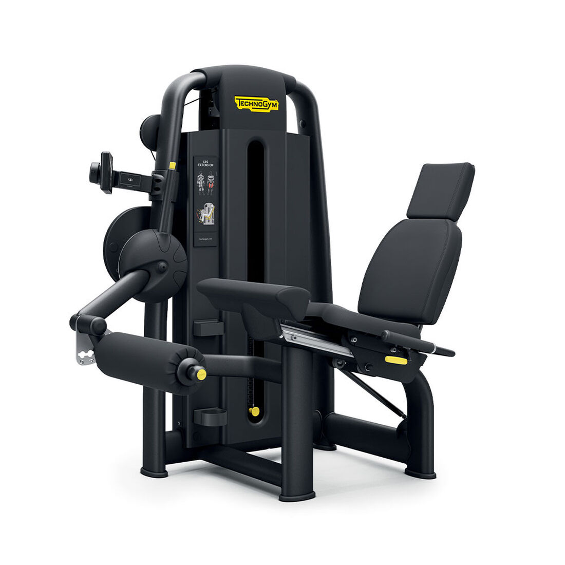 Technogym Selection 900 Leg Extension - Sort m. ekstra vægt