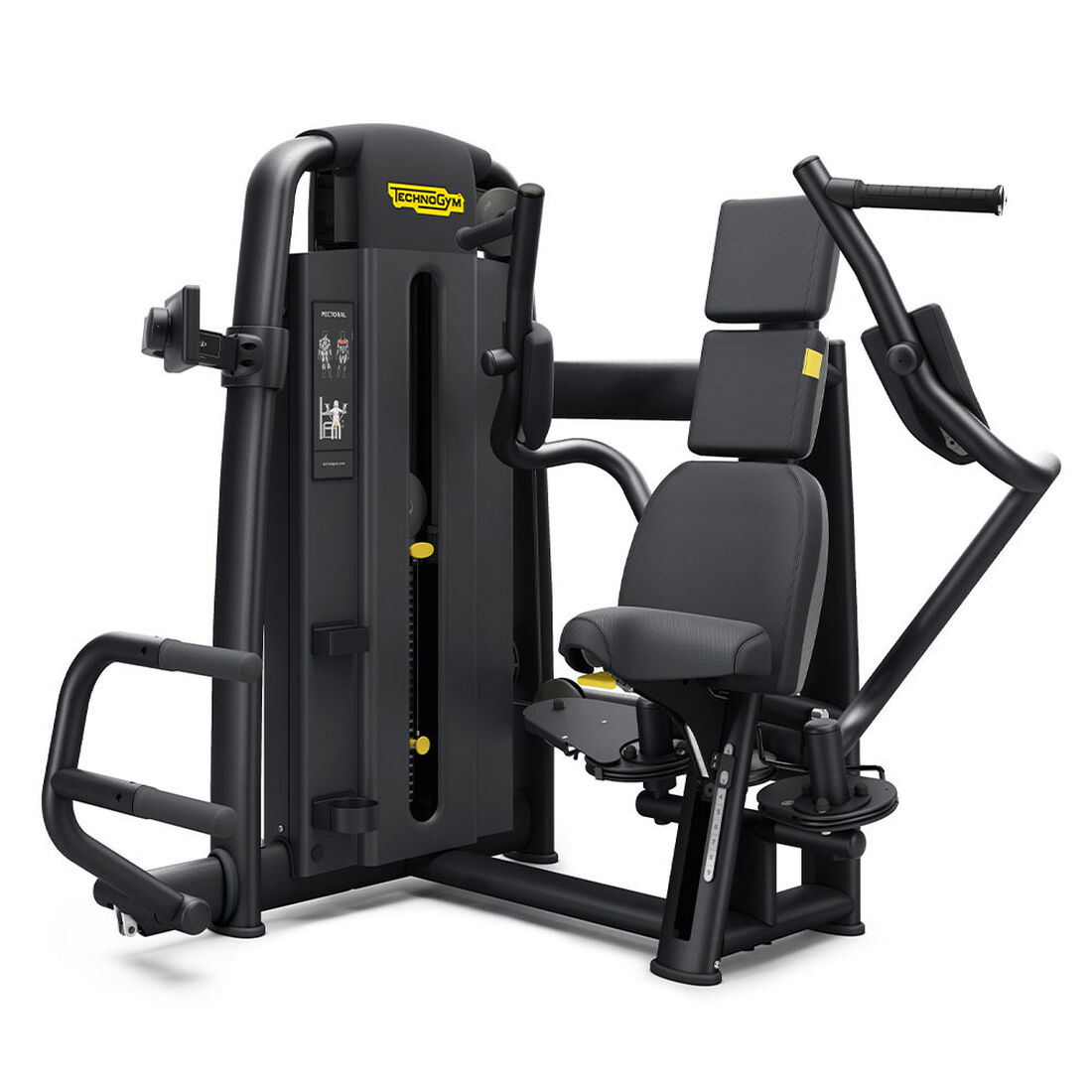 Technogym Selection 900 Pectoral - Sort m. std. vægt
