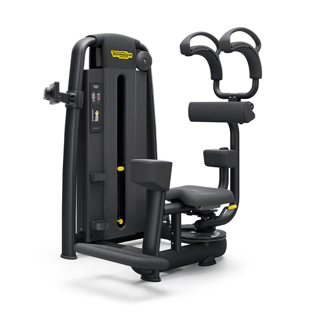 Technogym Selection 900 Rotary Torso - Sort m. ekstra vægt